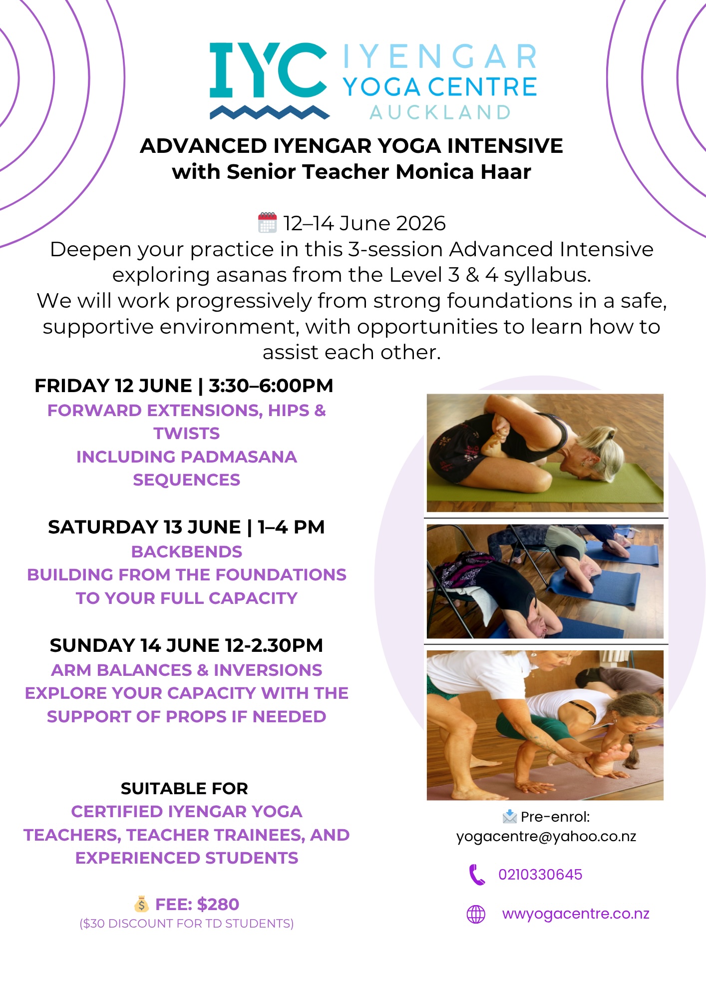 Advanced Yoga Intensive with Monica Haar